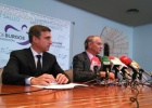 Rafael Barbero y José María Leal han presentado los resultados de la Fundación Caja de Burgos.